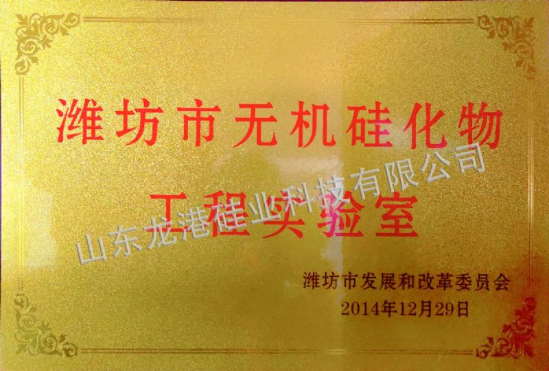 濰坊市無機(jī)硅化物工程實(shí)驗(yàn)室